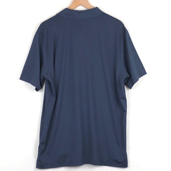 NWT PETER MILLAR Summer Comfort Polo Shirt Men's L Navy Sun Protection - Picture 2 of 10